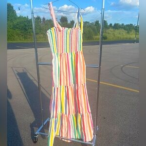 Draper James Multicolor Striped Dress M